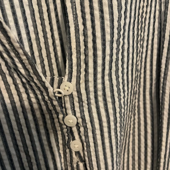 Market & Spruce Sleeveless Smocked Waist Seersucker Dress - Picture 4 of 6